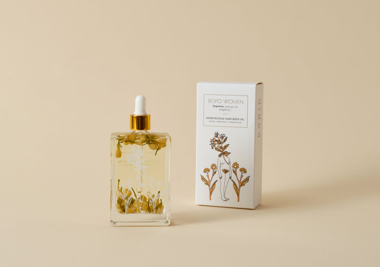 Bopo Women Body Oil - Honeysuckle Haze