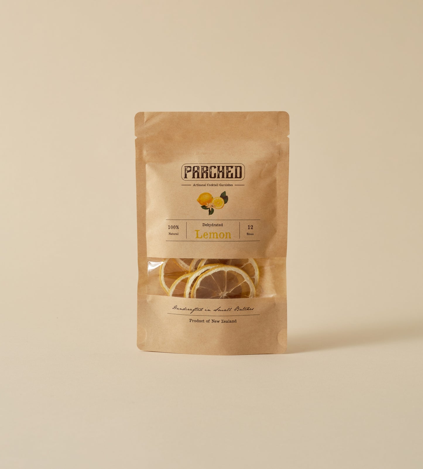 Parched Cocktail Garnish Small Lemon (Pouch)