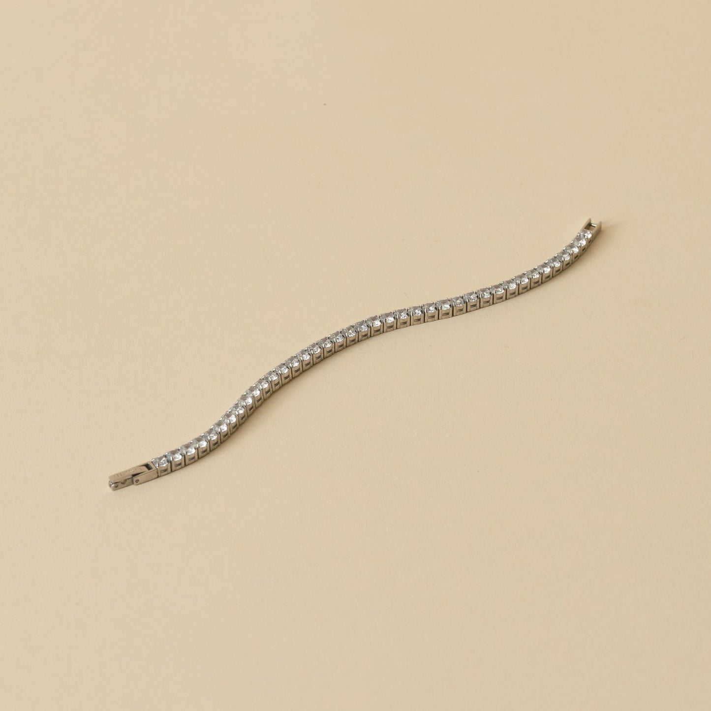 Silk and Steel - Tennis Braclet - Silver