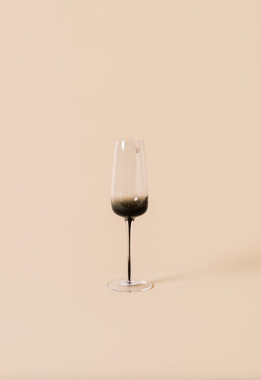 Broste Copenhagen Smoke Champagne Glass