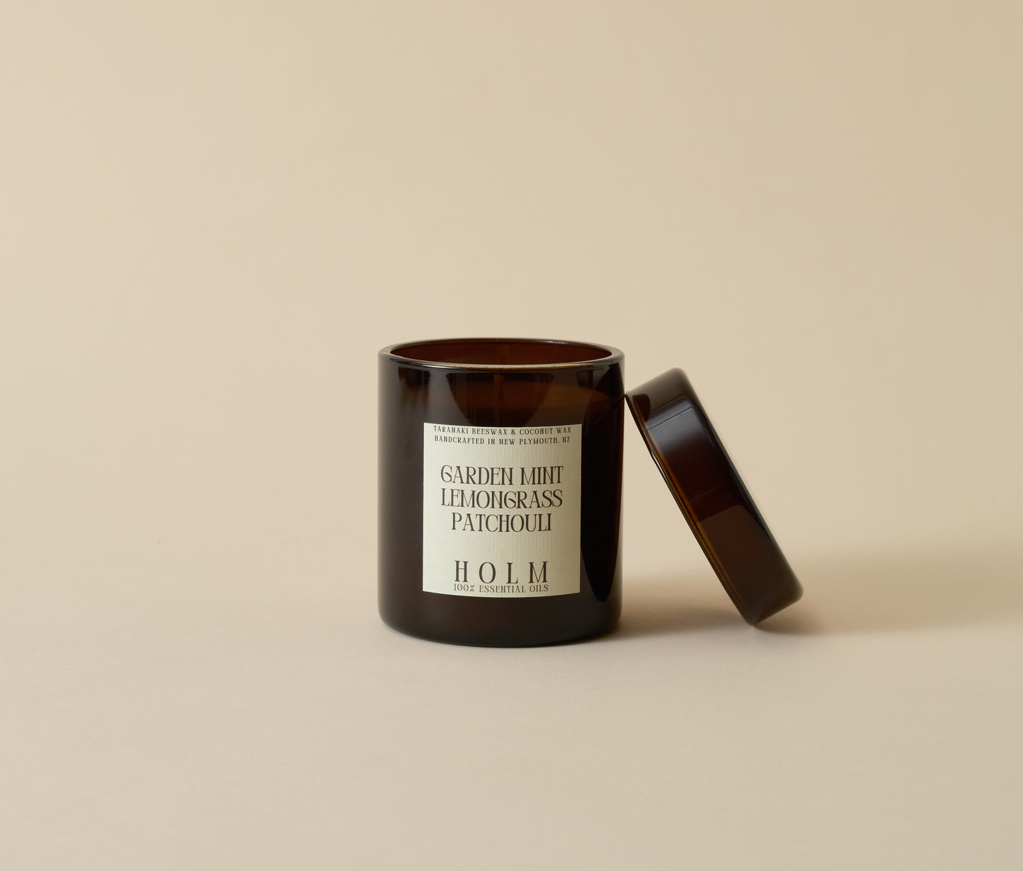 Garden Mint, Lemongrass & Patchouli Candle 100% Essential Oil