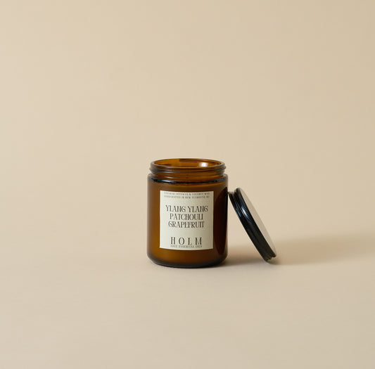 HOLM Ylang Ylang, Grapefruit & Patchouli | 100% Essential Oil Candle (Small)