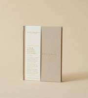 Bespoke Letterpress - Linen Bound Pocket Journal Desert Sand (Lined)