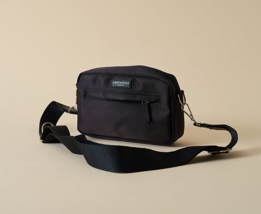 Cocopup London Black Dog Bag & Strap