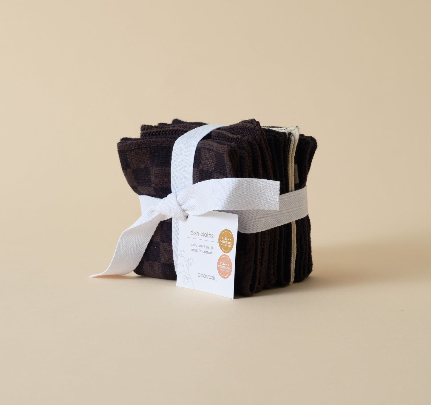 Ecovask Daily Use Dishcloth 7 Pack – Onyx