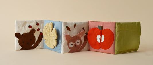 Fabelab Organic Soft Fabric Baby Book – A Day in the Garden