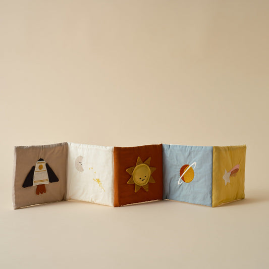 Fabelab Organic soft Fabric baby book - Space Magic