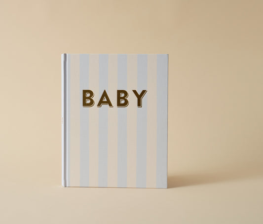 Fox and Fallow Baby Book Cloud Stripe
