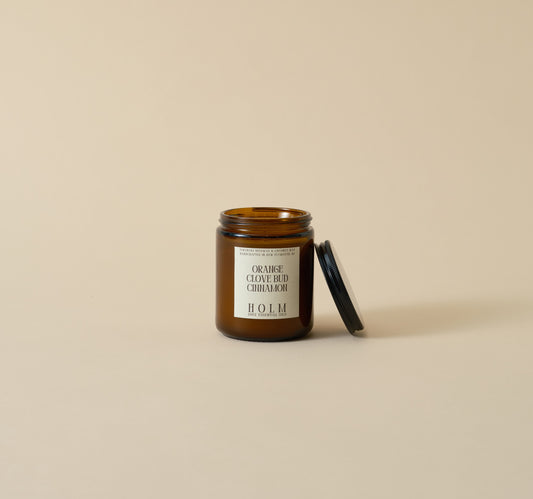 HOLM Orange, Clove Bud & Cinnamon | 100% Essential Oil Candle (Small)