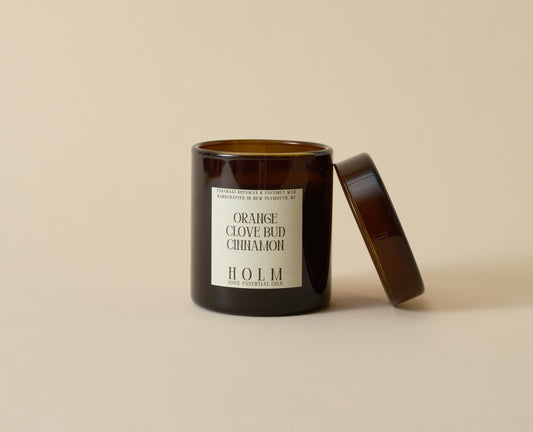 HOLM Orange, Clove Bud & Cinnamon | 100% Essential Oil Candle