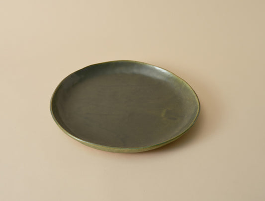 Lil Ceramics – Everyday Round Platter – Kelp