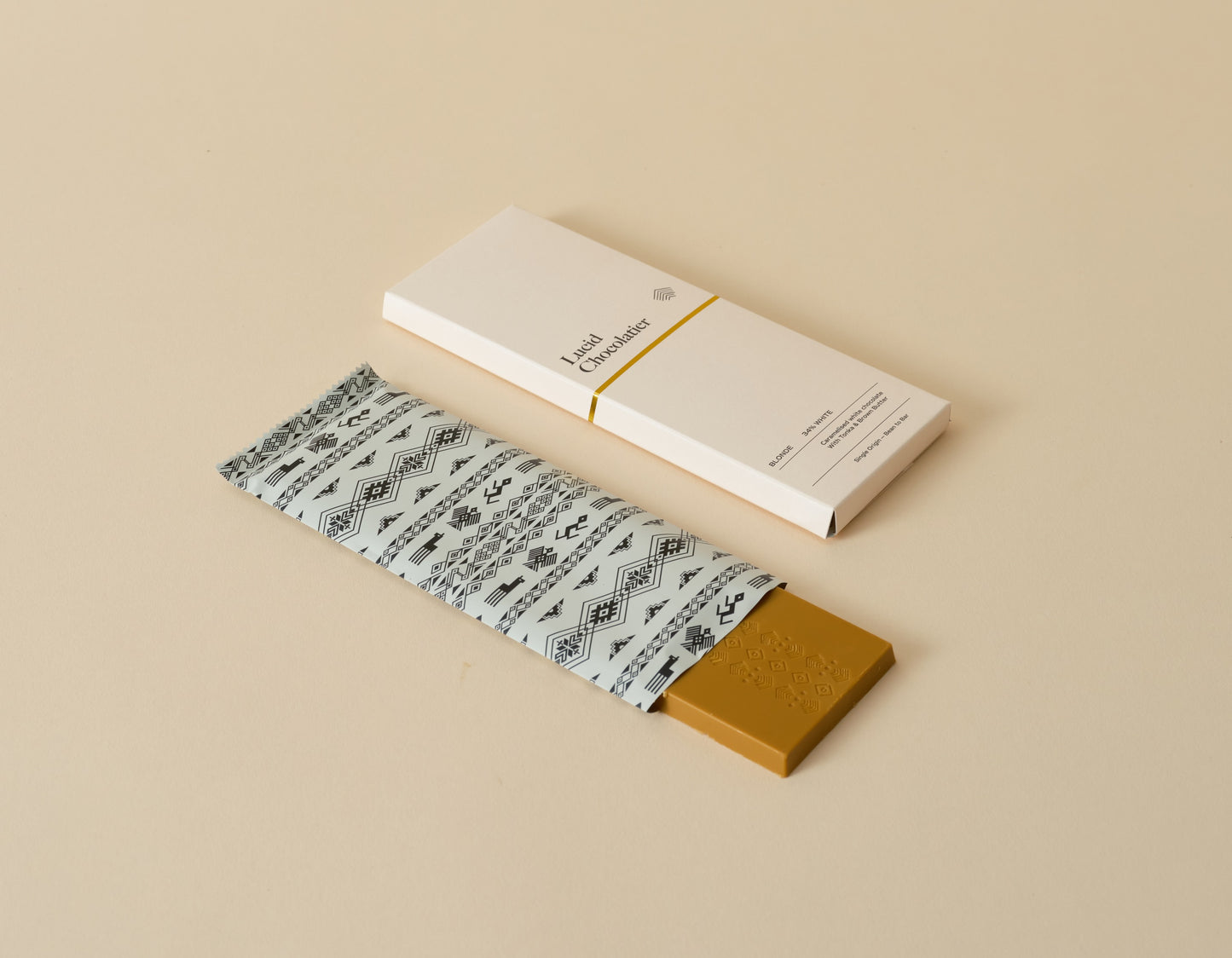 Lucid Blonde Caramelised White Chocolate  50g