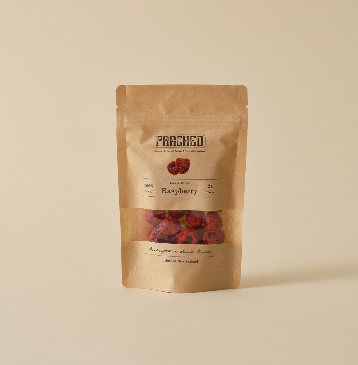Parched Cocktail Garnish Small Raspberry (Pouch)